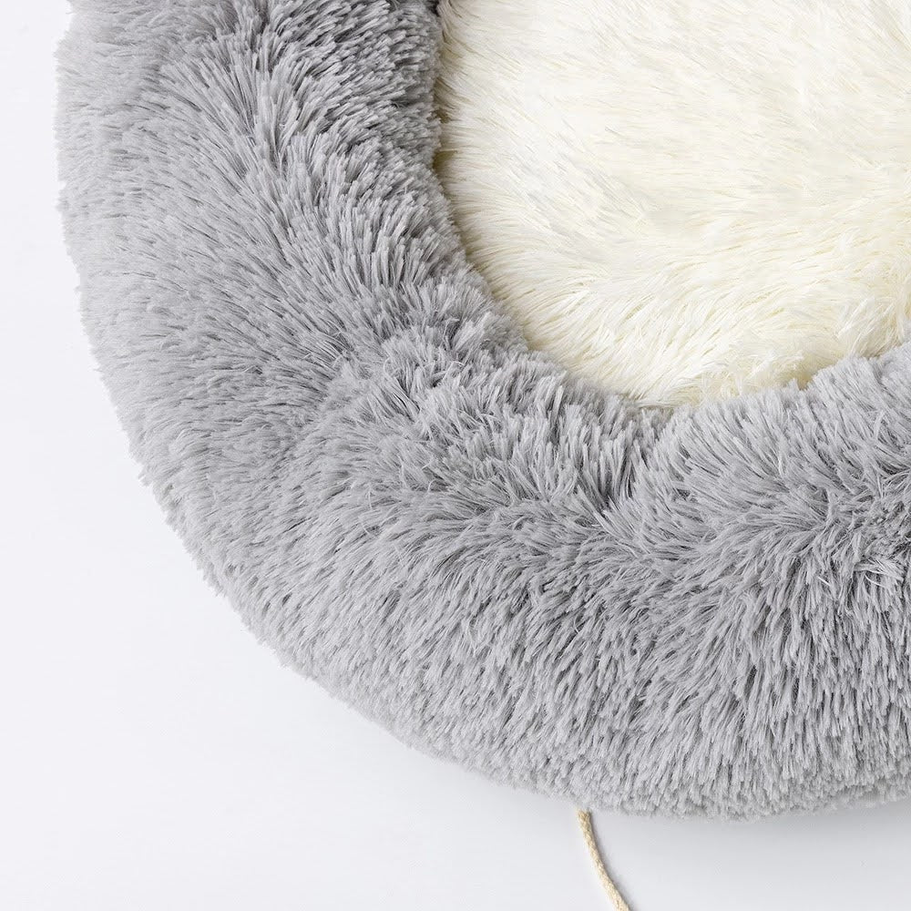 Spundrix Calming Plush Donut Bed
